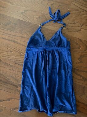 VS Royal Blue Halter Cover Up